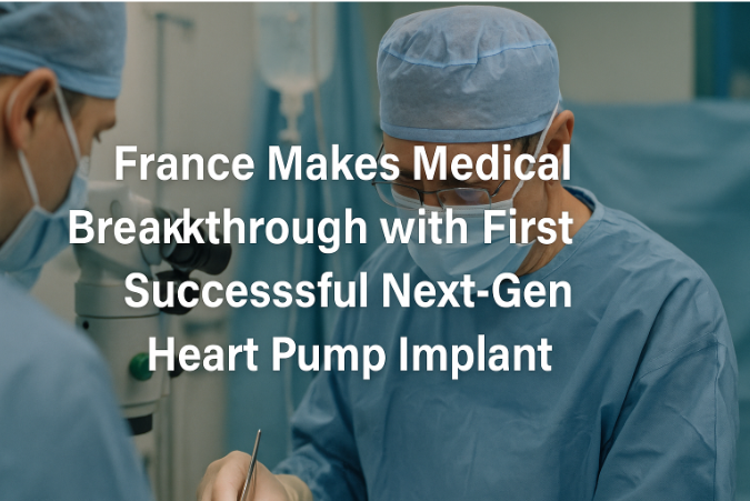 France Makes Medical Breakthrough with First Successful Next-Gen Heart Pump Implant